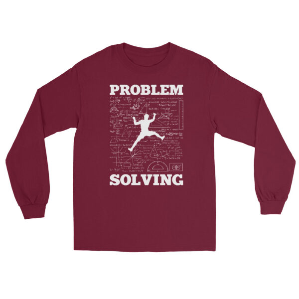 Problem Solving Climber Rock Climbing Bouldering Pun - Funny Men’s Long Sleeve Shirt - Image 8