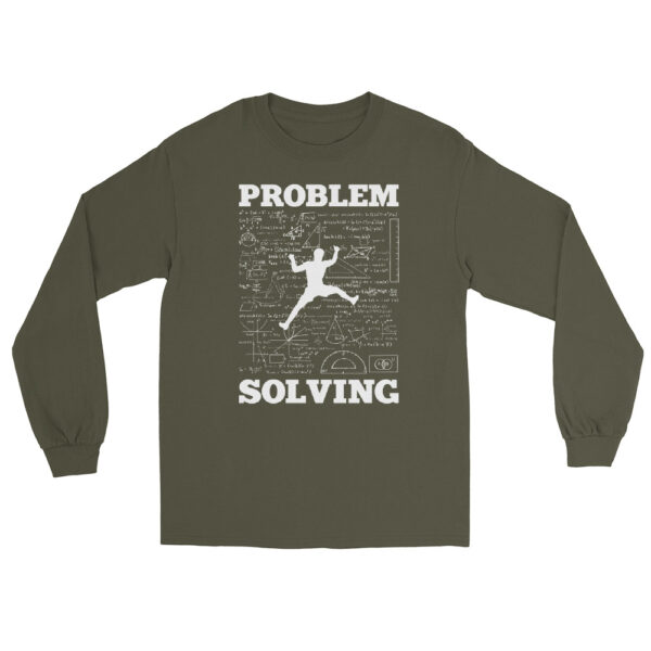 Problem Solving Climber Rock Climbing Bouldering Pun - Funny Men’s Long Sleeve Shirt - Image 12