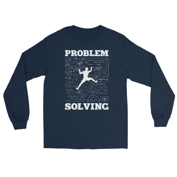 Problem Solving Climber Rock Climbing Bouldering Pun - Funny Men’s Long Sleeve Shirt - Image 6