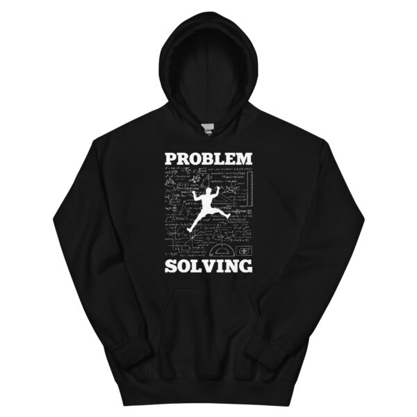 Problem Solving Climber Rock Climbing Bouldering Pun - Funny Unisex Hoodie - Image 4