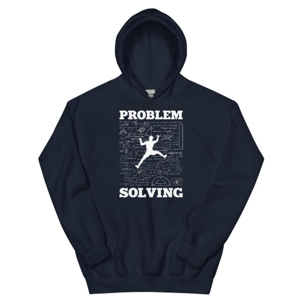 Problem Solving Climber Rock Climbing Bouldering Pun - Funny Unisex Hoodie - Image 6