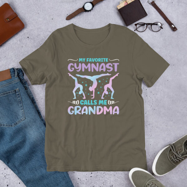 My Favorite Gymnast Calls Me Grandma Funny Gymnastics - Unisex t-shirt - Image 12