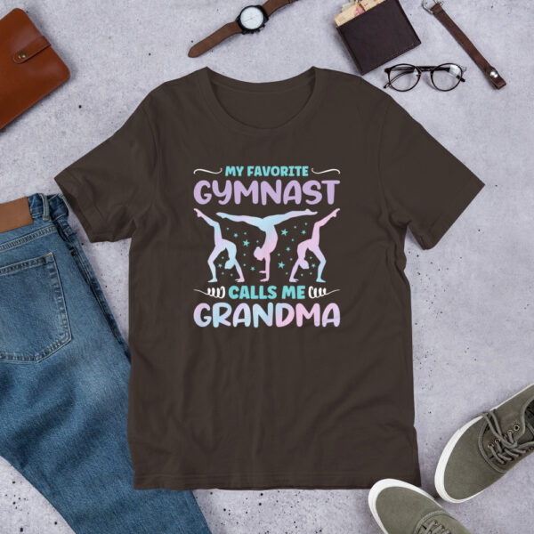 My Favorite Gymnast Calls Me Grandma Funny Gymnastics - Unisex t-shirt - Image 6