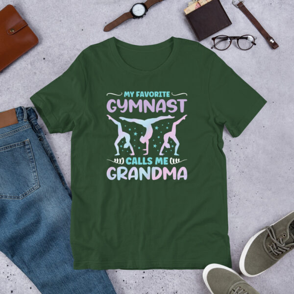 My Favorite Gymnast Calls Me Grandma Funny Gymnastics - Unisex t-shirt - Image 7