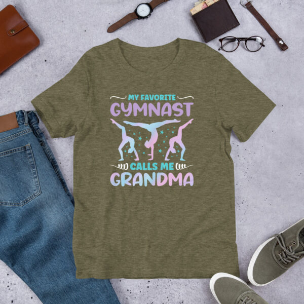 My Favorite Gymnast Calls Me Grandma Funny Gymnastics - Unisex t-shirt - Image 11