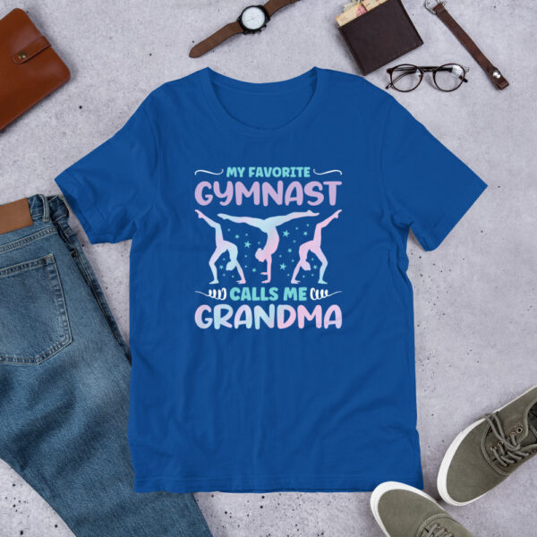 My Favorite Gymnast Calls Me Grandma Funny Gymnastics - Unisex t-shirt - Image 8